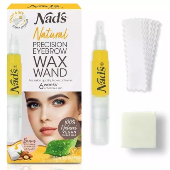 Nads Eyebrow Shaper Wax Kit - Natural All Skin Types -Facial Hair Removal - Picture 1 of 6